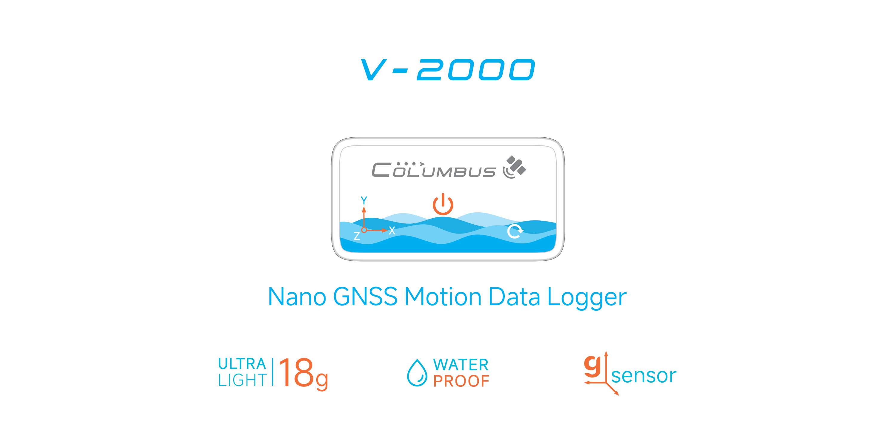 Columbus V-2000 nano GNSS motion data logger for animal research