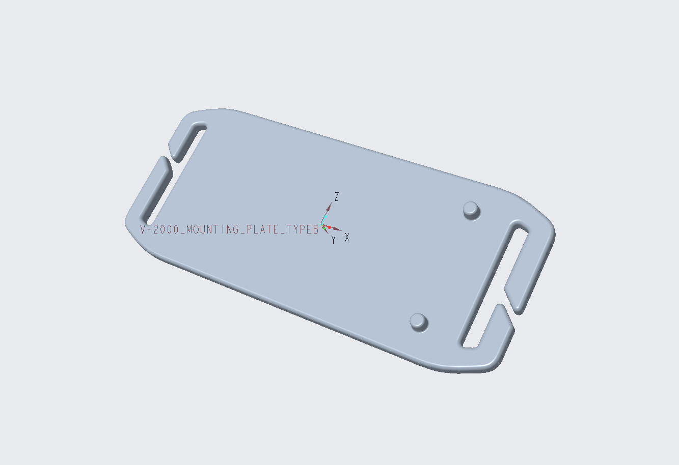 V-2000 Mounting Plate Type B — CAD